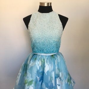 Tony Bowls - Mon Cheri Blue 2 pc Homecoming Dress